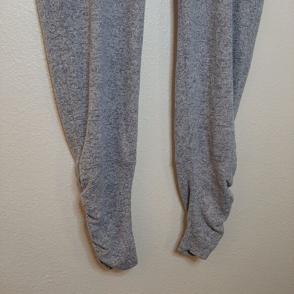 Soft Surroundings Leggings Gray Women Size L Sweater Soft Ruched Ankle Lounge - Picture 7 of 10